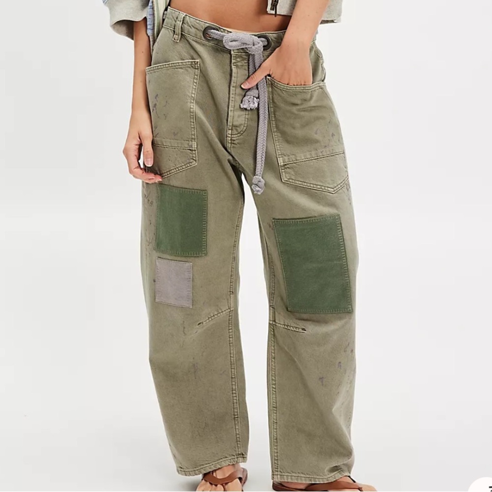 We The Free Moxie Pull-On Barrel Jeans